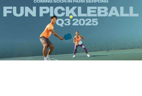 Sarana Olahraga Fun Pickleball akan segera hadir di Park Serpong